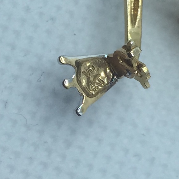 14K Yellow and White Gold Tree Frog πΈ Brooch - Picture 8 of 16